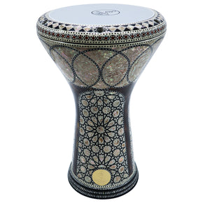 The Obsidian Gawharet El Fan 17" Mother of Pearl Darbuka