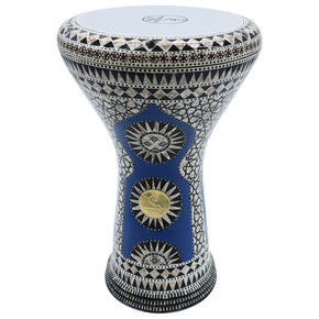 The 17'' Blue Spark Gawharet El Fan Darbuka Doumbek