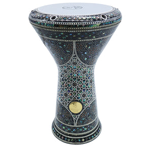 The 17.5'' NG2.0 Rigel Darbuka Doumbek With Green Mother of Pearl Gawharet El Fan