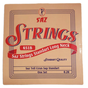 SAZ 7- strings Saz Baglama Strings (Long Neck)