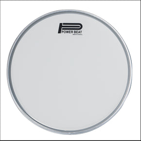 16" White Power Beat Drum Drum Head -Collar /0.5''- For Bandir, Dof