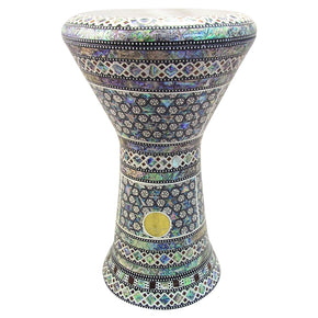 The Ezana NG 2.0 Sombaty Gawharet El Fan 18.5" Darbuka With Real Blue Mother of Pearl